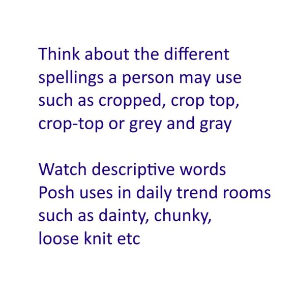 POSHMARK Descriptions - Increase Sales by Getting Listings Found in Search - Picture 3 of 12